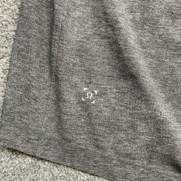 Lululemon Shorts Mens M Medium Grey THE Linerless Stretch Workout Exercise Train - Picture 10 of 14
